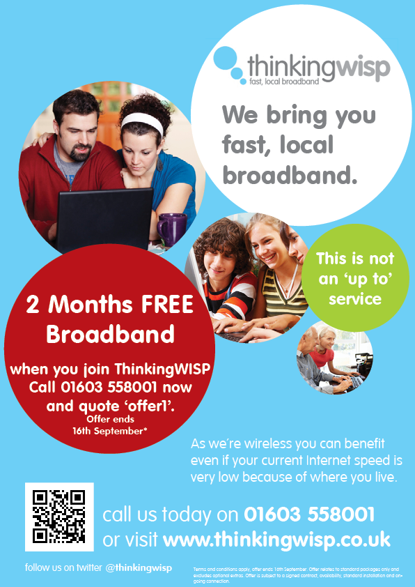 2 Months FREE Broadband